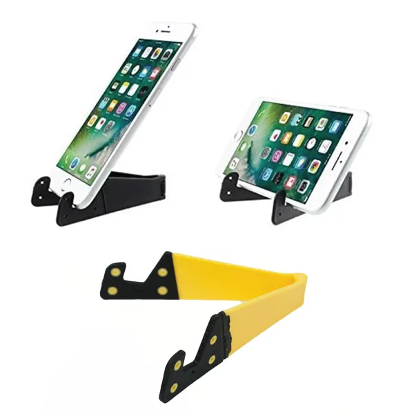 Foldable_Mobile_and_Tablet_Stand_-_Yellow_&_Black