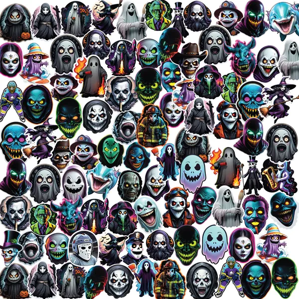 Halloween_Spooky_Character_Sticker_Pack_-_100+_Waterproof_Vinyl_Decals