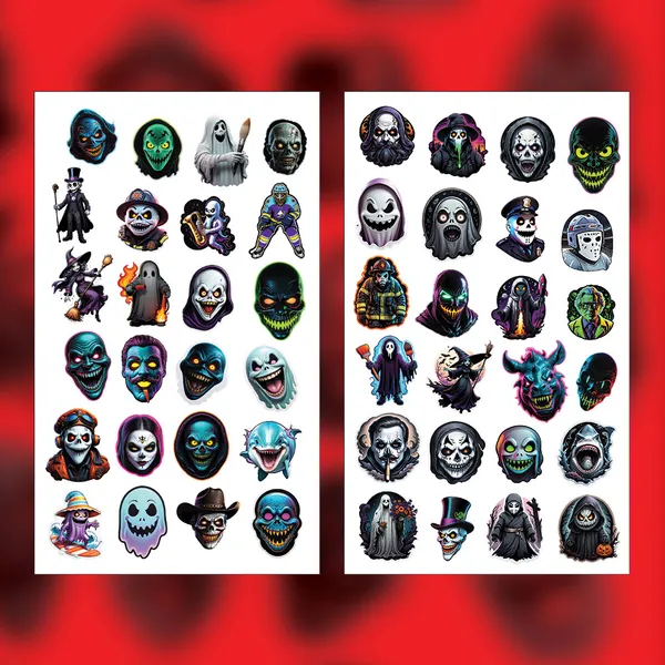 Halloween_Spooky_Character_Sticker_Pack_-_100+_Waterproof_Vinyl_Decals
