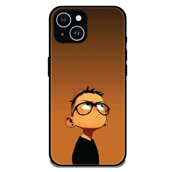iPhone_15_Plus_Stylish_Cartoon_Boy_Glossy_Metal_Silicone_Case
