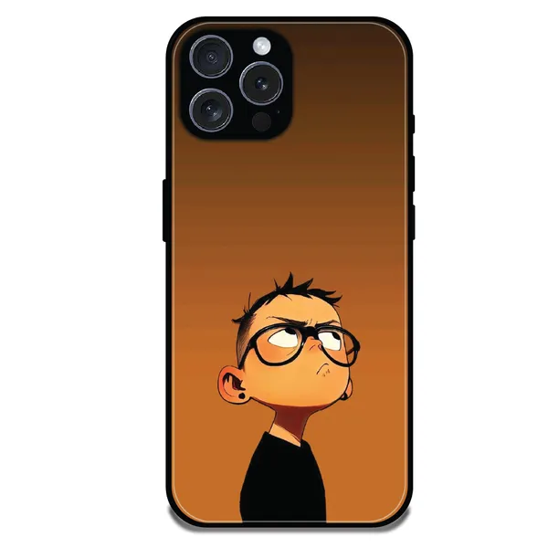 iPhone_15_Pro_Max_Stylish_Cartoon_Boy_Glossy_Metal_Silicone_Case