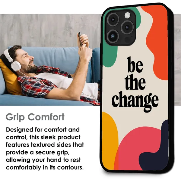 iPhone_16E_Be_the_Change_Glossy_Metal_Silicone_Case