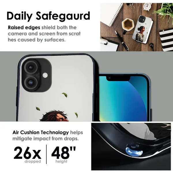 iPhone_16E_Anime_Wanderer_Aesthetic_Glossy_Metal_Silicone_Case