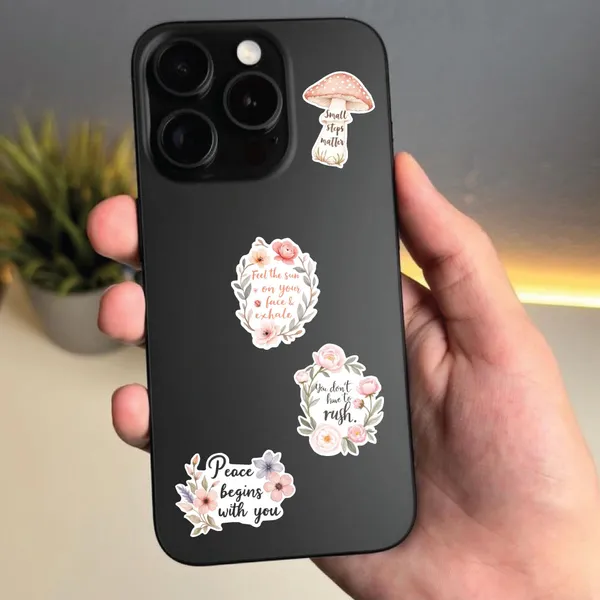 Boho_Quotes_Sticker_Bundle_–_45_Waterproof_Aesthetic_Stickers_for_Phone_Cases,_Clear_Covers,_Journals,_Scrapbooks_&_More