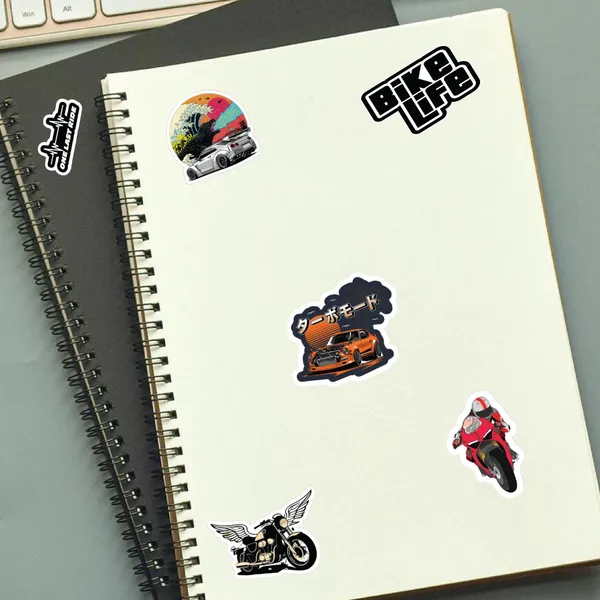 Car_and_Bike_Sticker_Bundle_–_42_Waterproof_Aesthetic_Stickers_for_Phone_Cases,_Clear_Covers,_Journals,_Scrapbooks_&_More