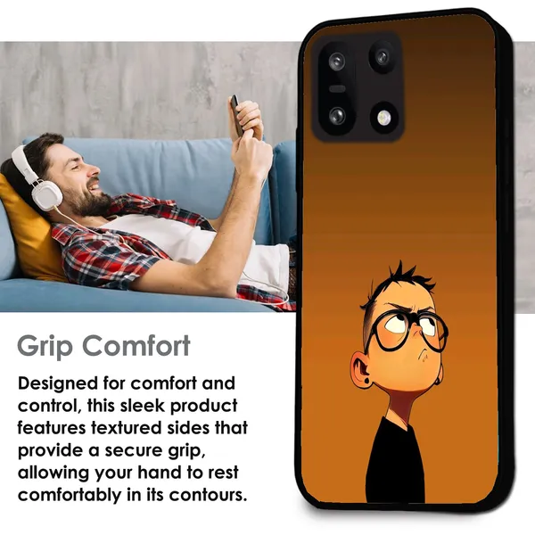 OnePlus_15_Stylish_Cartoon_Boy_Glossy_Metal_Silicone_Case