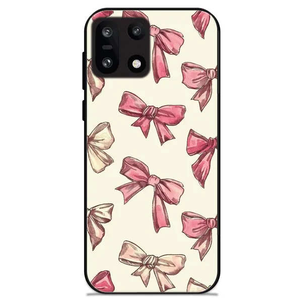 OnePlus_15_Pastel_Pink_Ribbon_Bow_Glossy_Metal_Silicone_Case