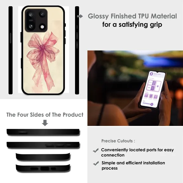 OnePlus_15_Pretty_Pink_Bow_Glossy_Metal_Silicone_Case