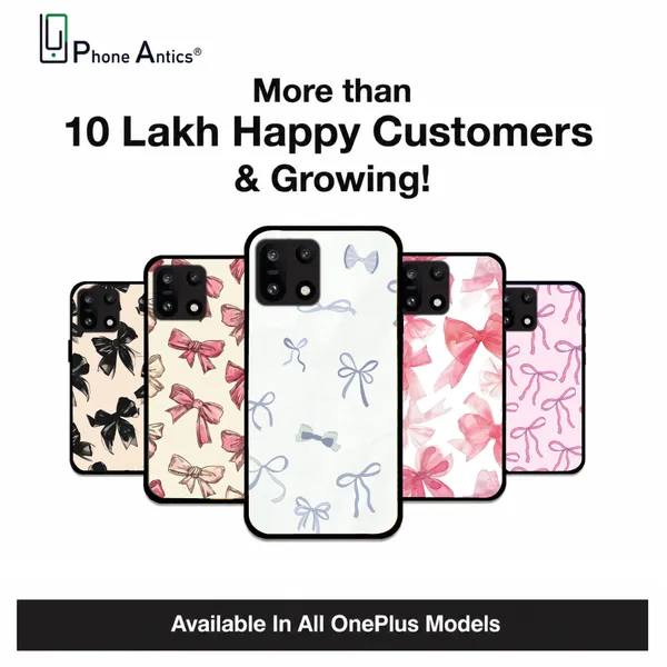 OnePlus_15_Pretty_Pink_Bow_Glossy_Metal_Silicone_Case