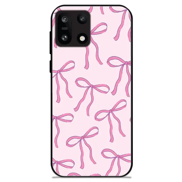 OnePlus_15_Pink_Bows_Glossy_Metal_Silicone_Case