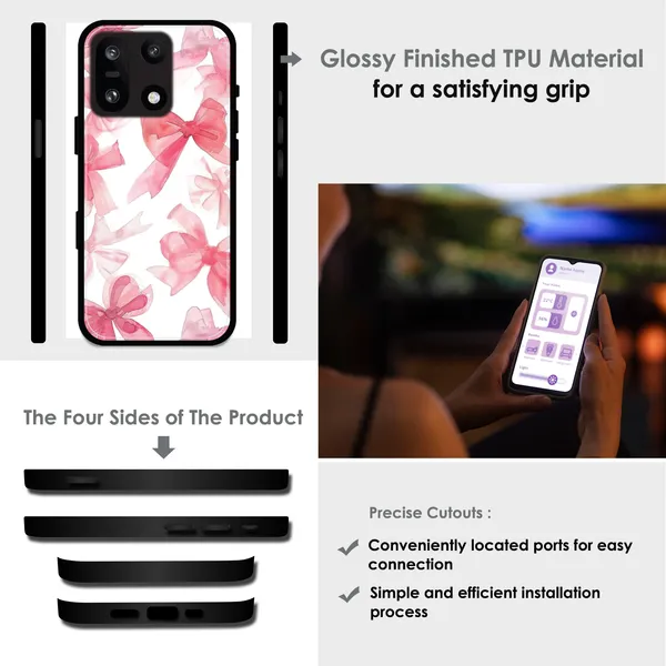OnePlus_15_Cute_Pink_Bows_Glossy_Metal_Silicone_Case