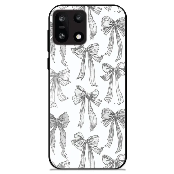 OnePlus_15_White_Bows_Glossy_Metal_Silicone_Case