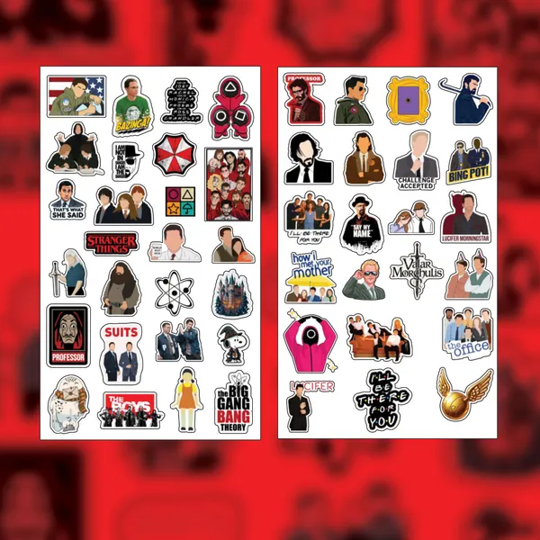 TV_Show_Character_Sticker_Pack_-_Waterproof_Laptop_&_Phone_Decals_(Suits,_The_Office,_Big_Bang_Theory)