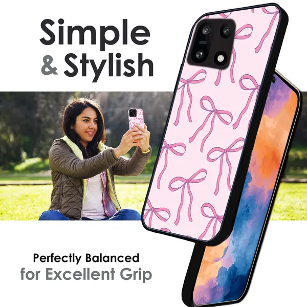 Samsung_Galaxy_S25+_Pink_Bows_Glossy_Metal_Silicone_Case