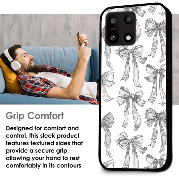 Samsung_Galaxy_S25+_White_Bows_Glossy_Metal_Silicone_Case