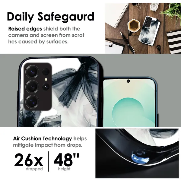 Samsung_Galaxy_S25_Ultra_Satin_Bows_Glossy_Metal_Silicone_Case