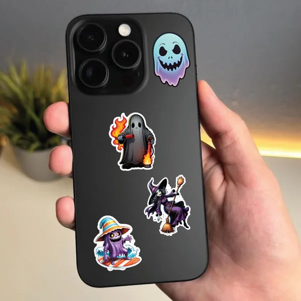 Halloween_Spooky_Character_Sticker_Pack_-_100+_Waterproof_Vinyl_Decals