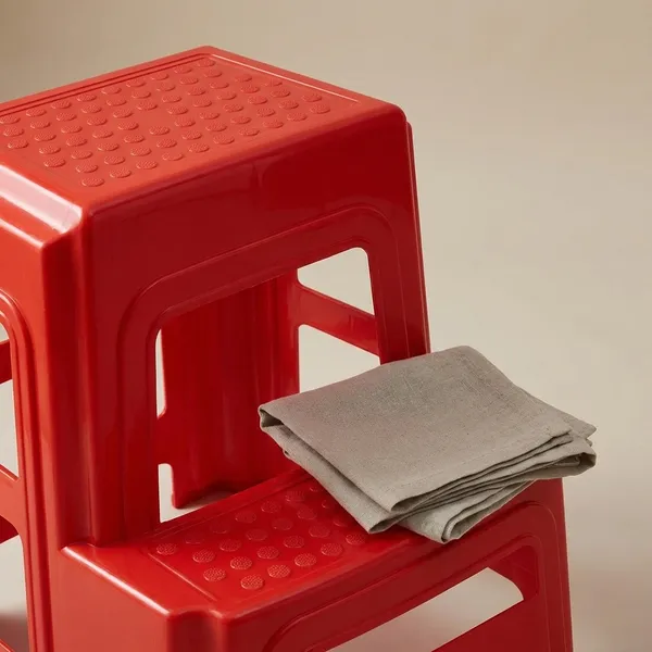 Red_Pvc_Step_Stool_|_47_X_46_X_62_Cm