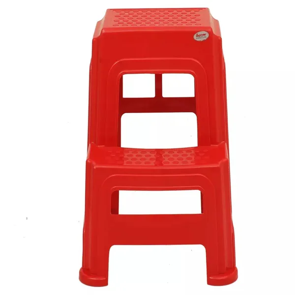 Red_Pvc_Step_Stool_|_47_X_46_X_62_Cm