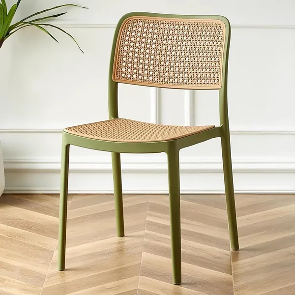 Green_Pvc_And_Net_Cafe_Chair_|_50X_45_X_80_Cm