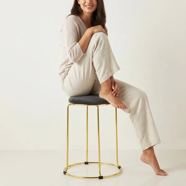 Grey_Foam_Cushion_Fixed_Stool_|_30_X_55_X_48_Cm