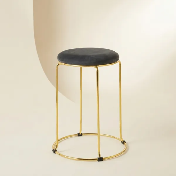 Grey_Foam_Cushion_Fixed_Stool_|_30_X_55_X_48_Cm