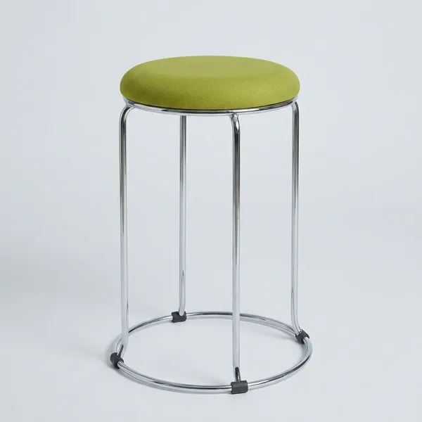 Green_Foam_Cushion_Fixed_Stool_|_30_X_55_X_48_Cm
