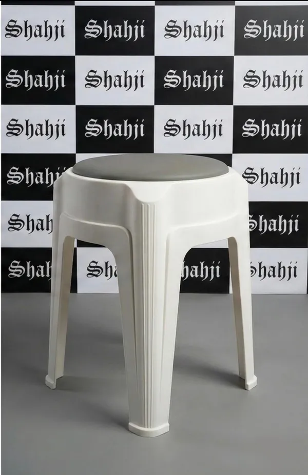 Grey_Foam_Cushion_Stool_|_15_X_15_X_50.8_Cm