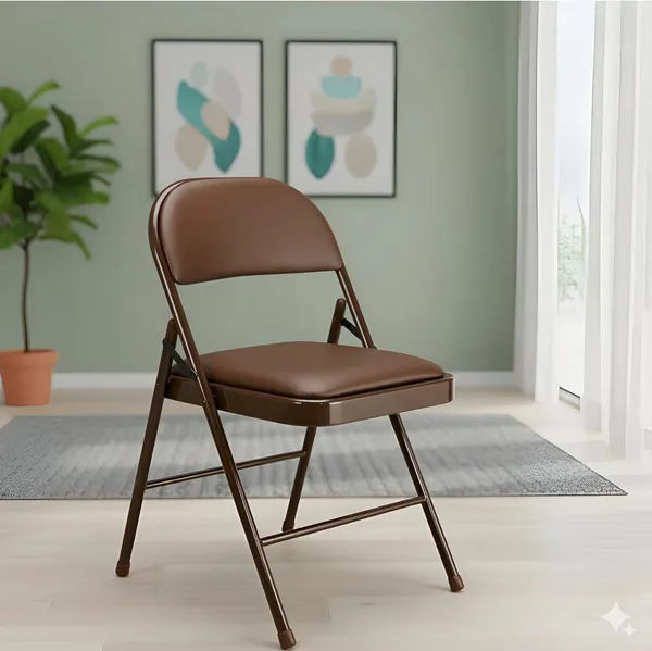 Brown_Foam_Folding_Chair_|_58D_X_58W_X_89H_Cm
