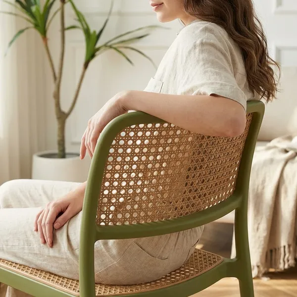 Green_Pvc_And_Net_Cafe_Chair_|_50X_45_X_80_Cm