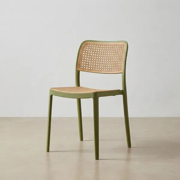 Green_Pvc_And_Net_Cafe_Chair_|_50X_45_X_80_Cm