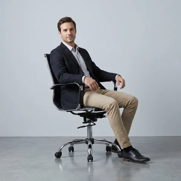 Black_Pu_Sleek_Leather_Executive_Doctor_Staff_Office_Chair_|_60D_X_60W_X_94H_Cm
