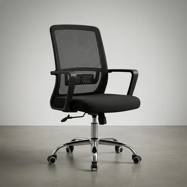 Black_Foam_And_Net_Study_Office_Revolving_Chair_|_38_X_40_X_41_Cm