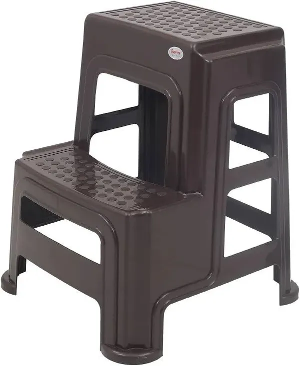 Brown_Pvc_Step_Stool_|_47_X_46_X_62_Cm
