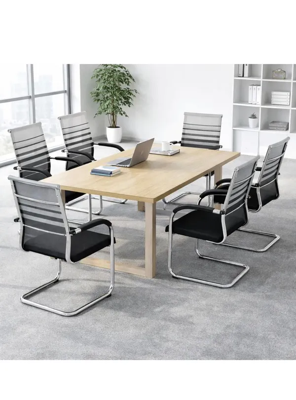 Grey_Net_And_Foam_Visitor_Chair_|_50_X_45.7_X_89_Cm