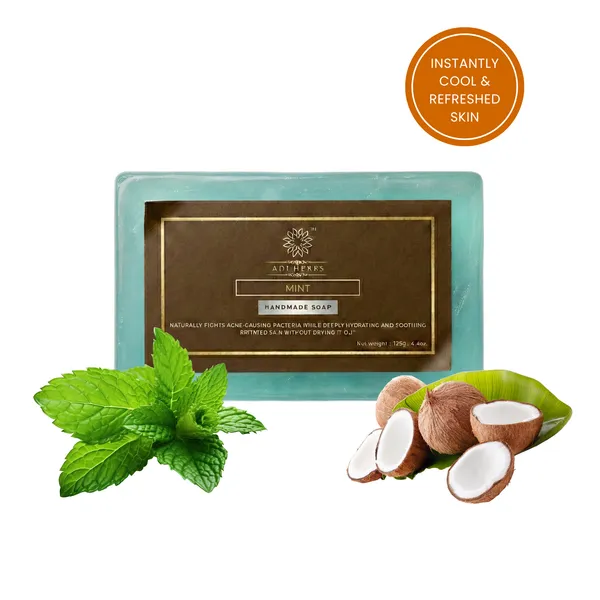 Cooling_Freshness_Handmade_Soap_With_Coconut_Extract_&_12_Ayurvedic_Herbs_(Pack_of_4)