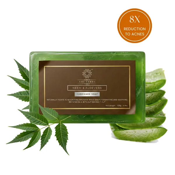 Neem_&_Aloe_Vera_Handmade_Acne_Reduction_Soap_(125G)(Pack_of_4)