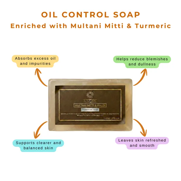 Multani_Mitti_&_Haldi_Handmade_Soap_-_Oil_Control_&_Skin_Brightening_(125G)(Pack_of_4)