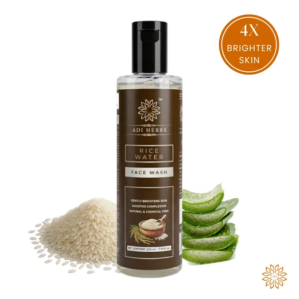Rice_Water_Face_Wash_-_Brightening_&_Gentle_Cleanser_With_Aloe_Vera_&_12_Essential_Herbs_(215Ml)