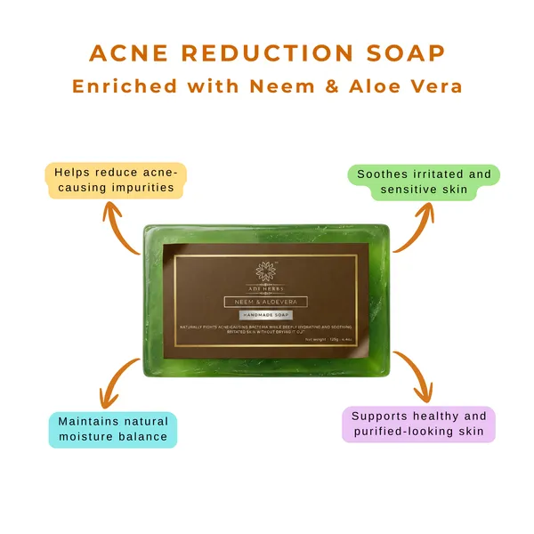 Neem_&_Aloe_Vera_Handmade_Acne_Reduction_Soap_(125G)(Pack_of_4)