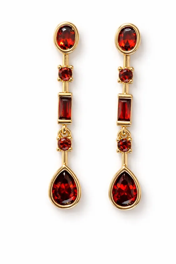Ruby-Toned_Royale_Drop_Earrings_for_Women