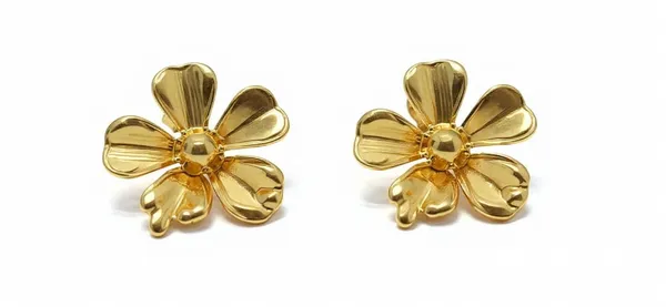 Ilanja_Gold-Tone_Floral_Stud_Earrings_for_Women___18KT_GOLD_PLATED_FINISH|ANTITARNISH_|WATERPROOF|MODERN_STYLE