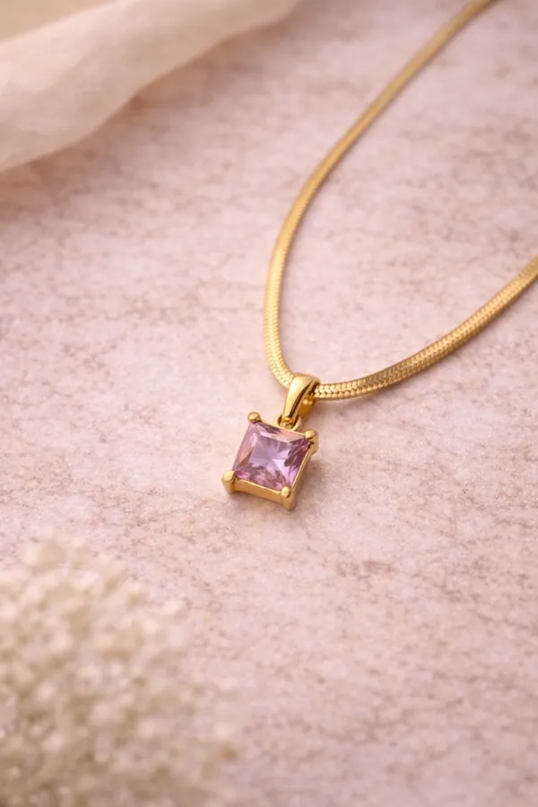 Ilanja_Gold_Pink_Princess_Pendant_for_Women