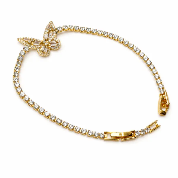 Golden_Gold-Tone_Butterfly_Tennis_Bracelet_for_Women