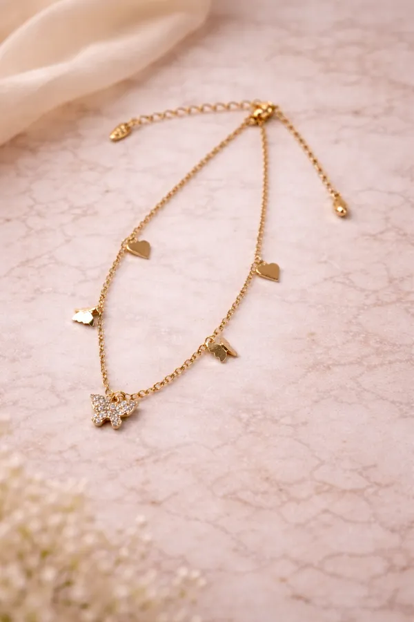 Ilanja_Golden_Butterfly_Grace_Charm_Bracelet_for_Women