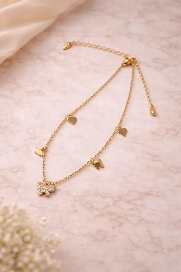 Ilanja_Golden_Butterfly_Grace_Charm_Bracelet_for_Women