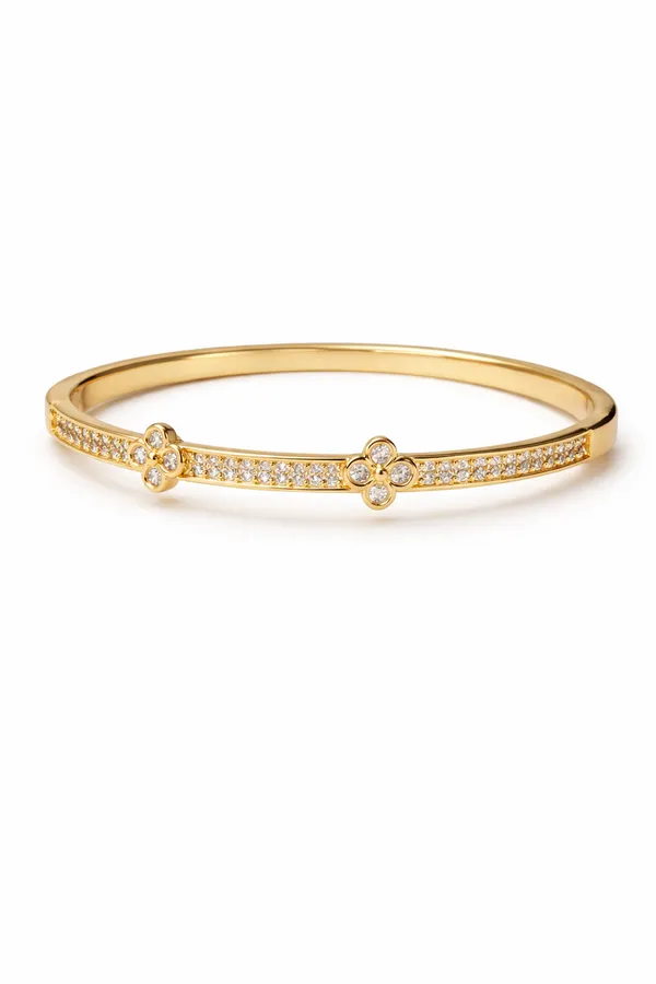 Ilanja_Golden_Floral_Spark_Bracelet_for_Women
