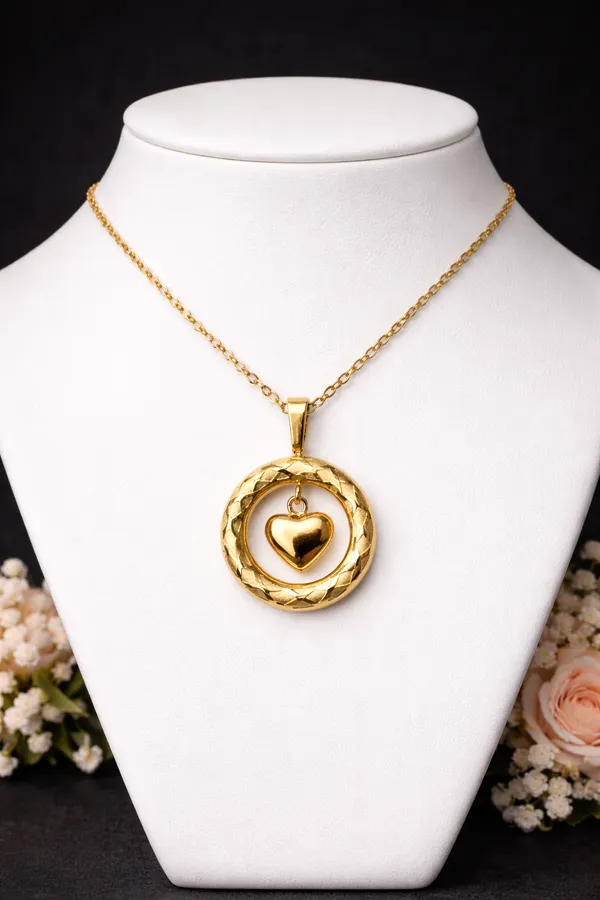 Ilanja_Golden_Eternal_Heart_Pendant_for_Women