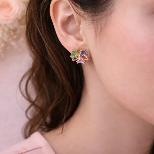 Golden_Silver_Pastel_Floral_Bloom_Stud_Earrings_for_Women