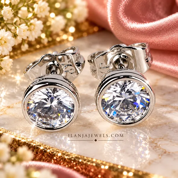 Celeste_Gold_Halo_Stud_FOR_WOMEN__18KT_GOLD_PLATED_FINISH|ANTITARNISH_|WATERPROOF|MODERN_STYLE_DAILY_WEAR